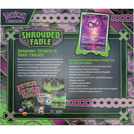 Pokemon pok eacute;mon scarlet violet indhyllet fabel elite træner æske