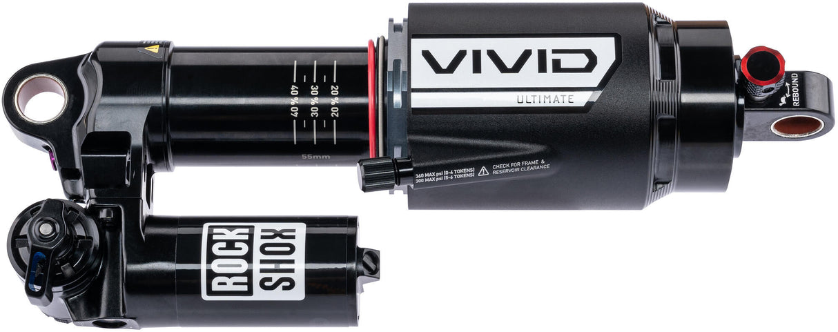 Rockshox støddæmper vivid ultimate rc2t bagstøddæmper rs vivid ult. rc2t 210x55mm