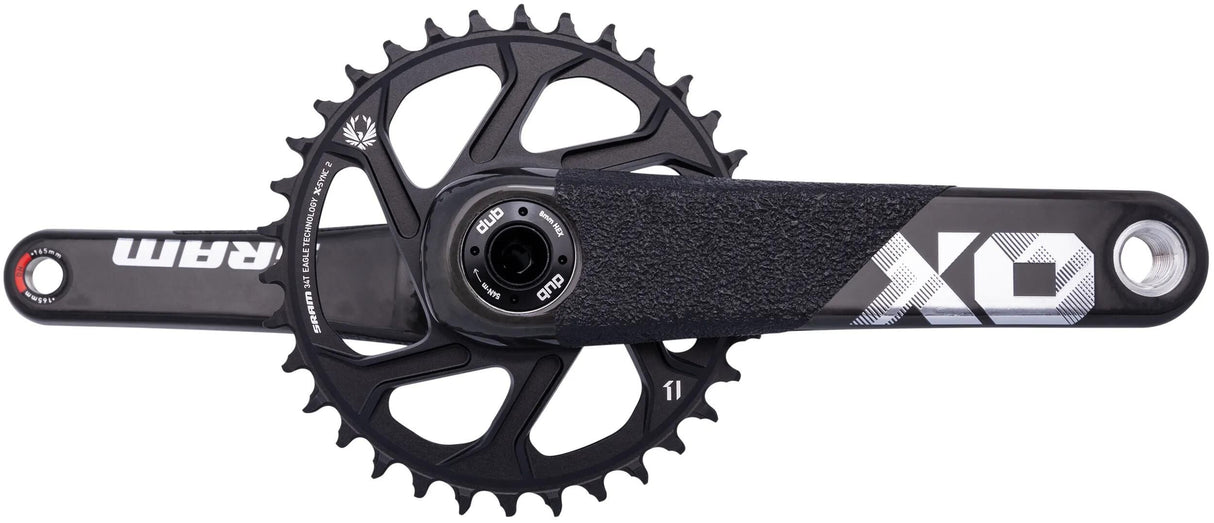 Sram kranksæt x01 dh kranksæt x01 dh dub 165mm sort