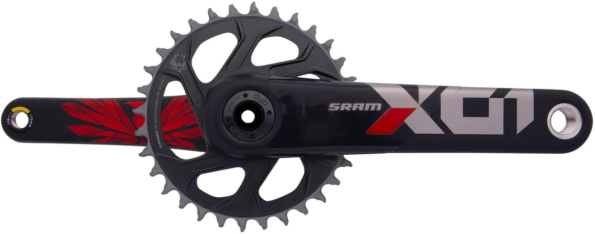 Sram kædering sæt x01 eagle kranksæt x01 eagle 32t super boost+ 175mm