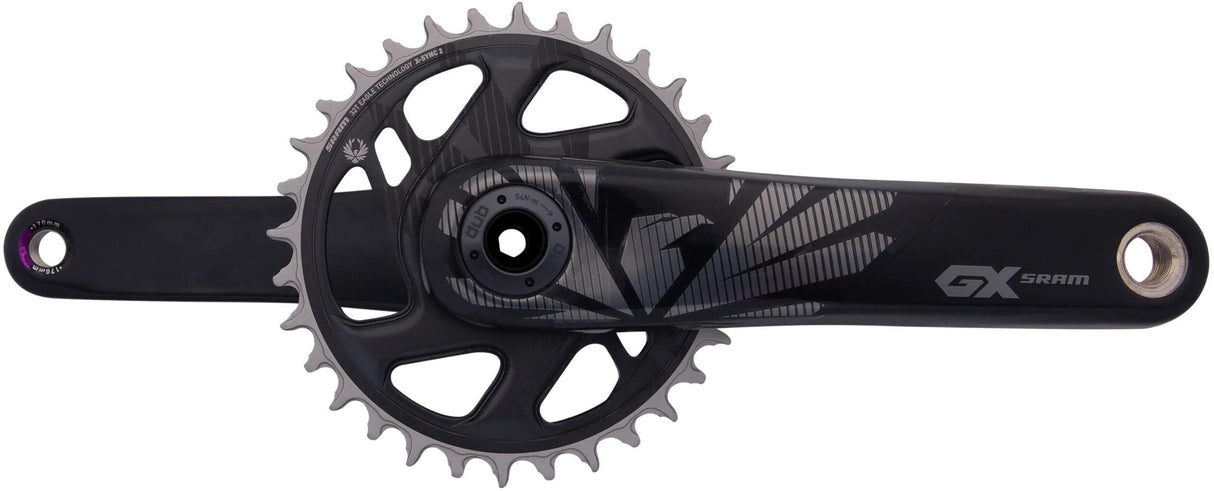 Sram kranksæt gx eagle carbon kranksæt gx eagle carbon 32t boost 170mm