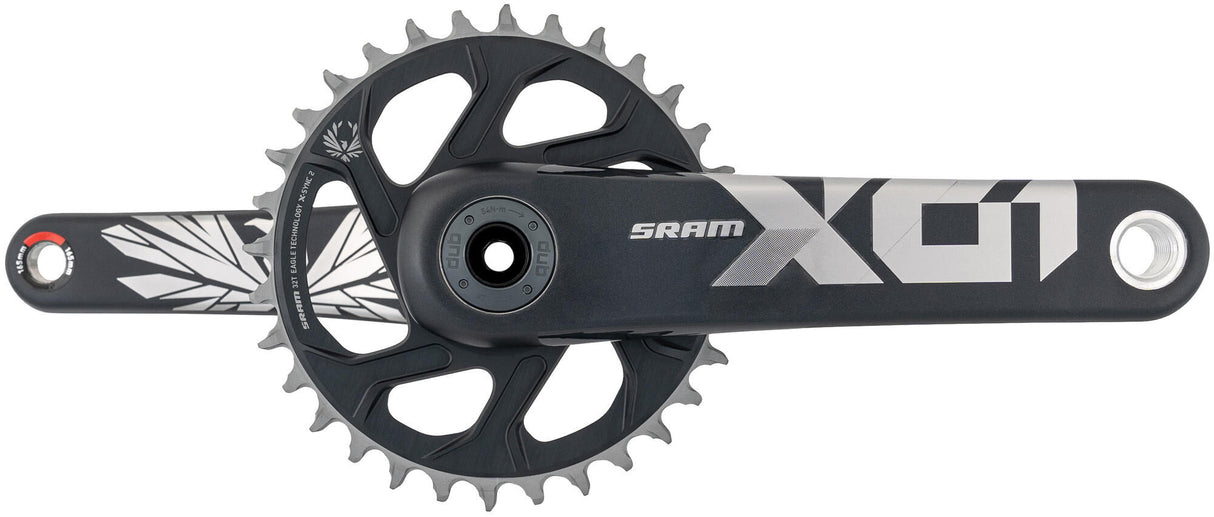 Sram kranksæt x01 eagle kranksæt x01 eagle 32t super boost+ 165mm