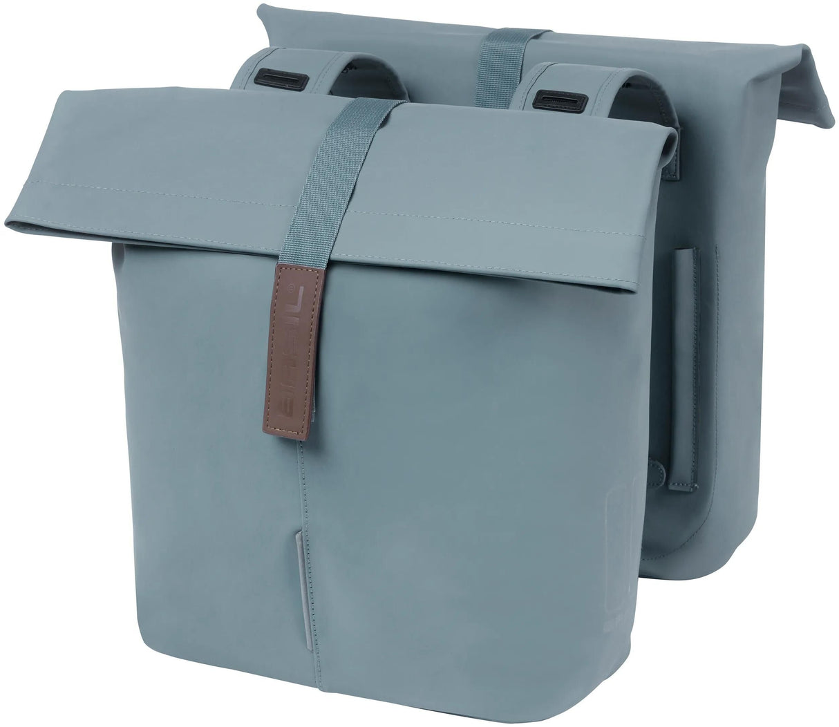 Basil Tas City Double Vegan Leather | Grafitblå