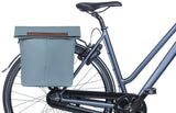 Basil City Bicycle Shopper Vegansk læder 14-16L Grafitblå