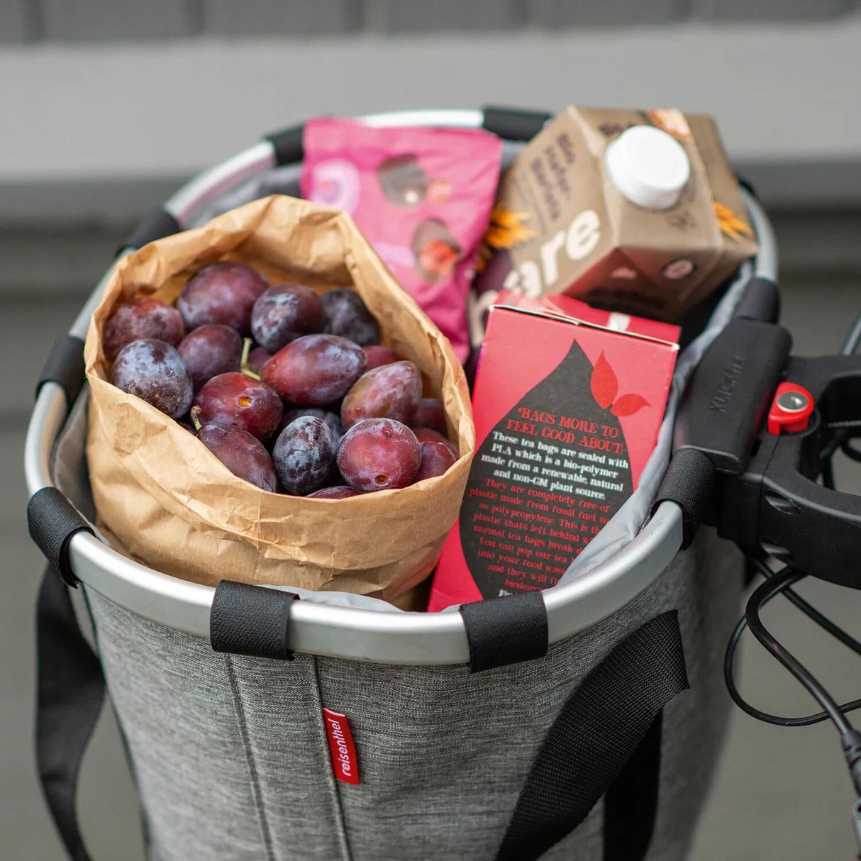 Reisenthel kurv bikebasket shop.taske r k bikebasket twist sliver