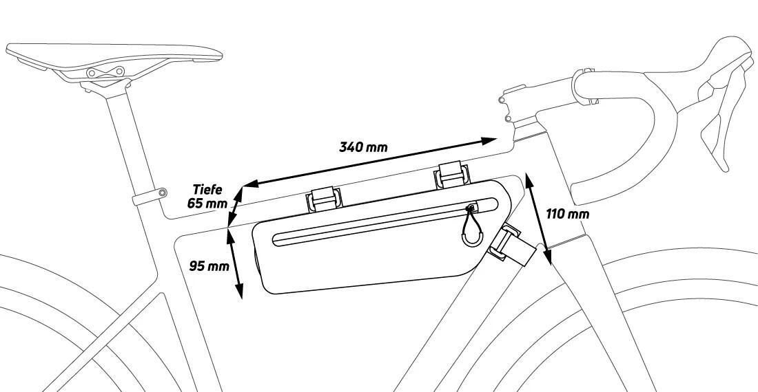 Zéfal taske z adventure c-serie rammetaske z adventure c2 2.2l