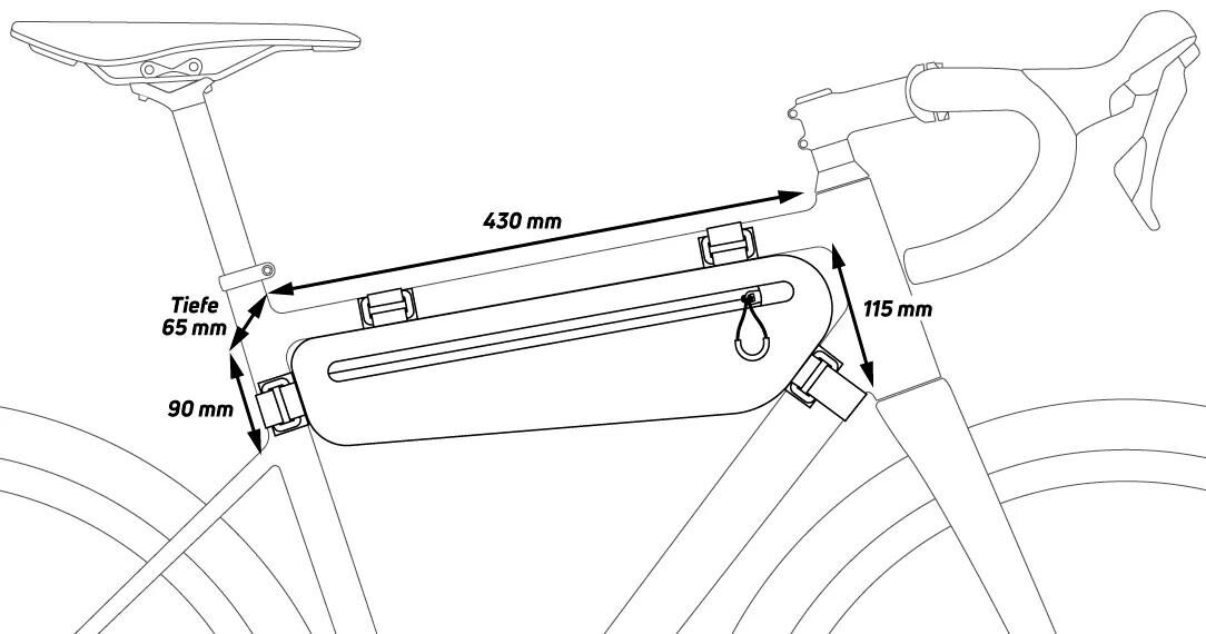 Zéfal taske z adventure c-serie rammetaske z adventure c3 3.3l