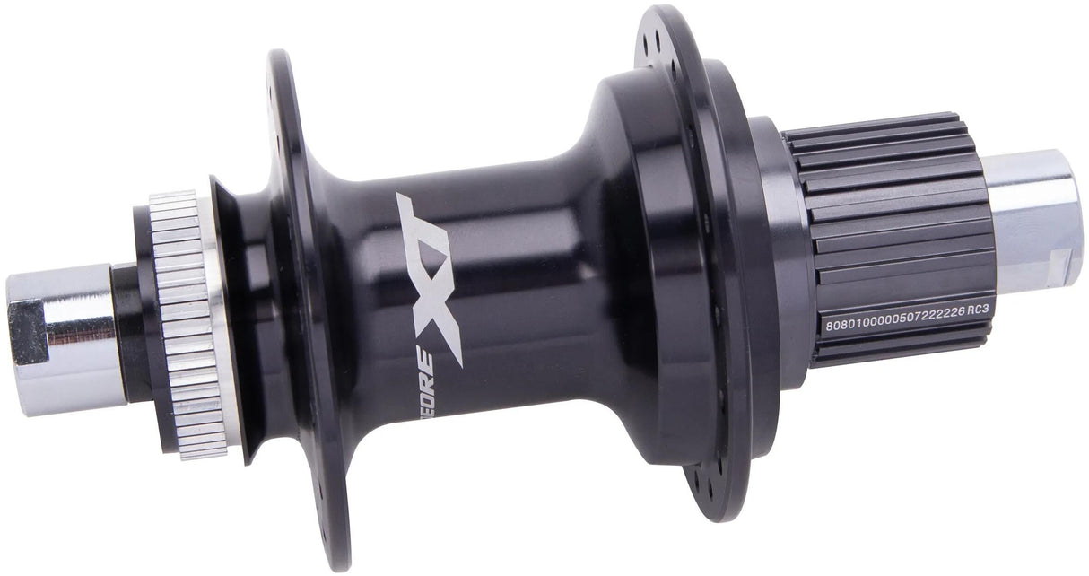 Shimano bagnav 142 mm gennemgående aksel ø 12 mm skive (centerlås) 32gts fh-m8110 deore xt micro spline sort mtb - tour