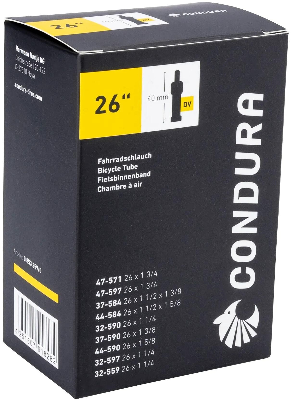 Condura inderrør 26 rør 26 dv40 32 47-559 597