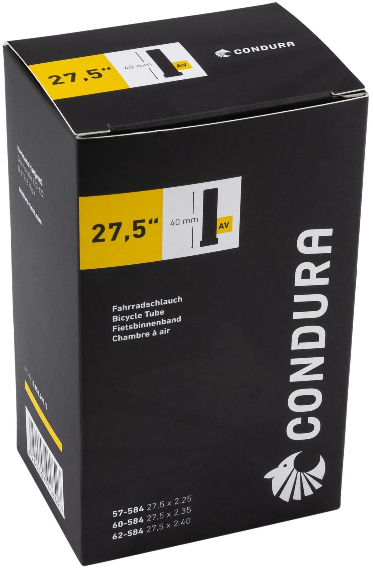 Condura inderrør 27,5 rør 27,5 av40 57 62-584