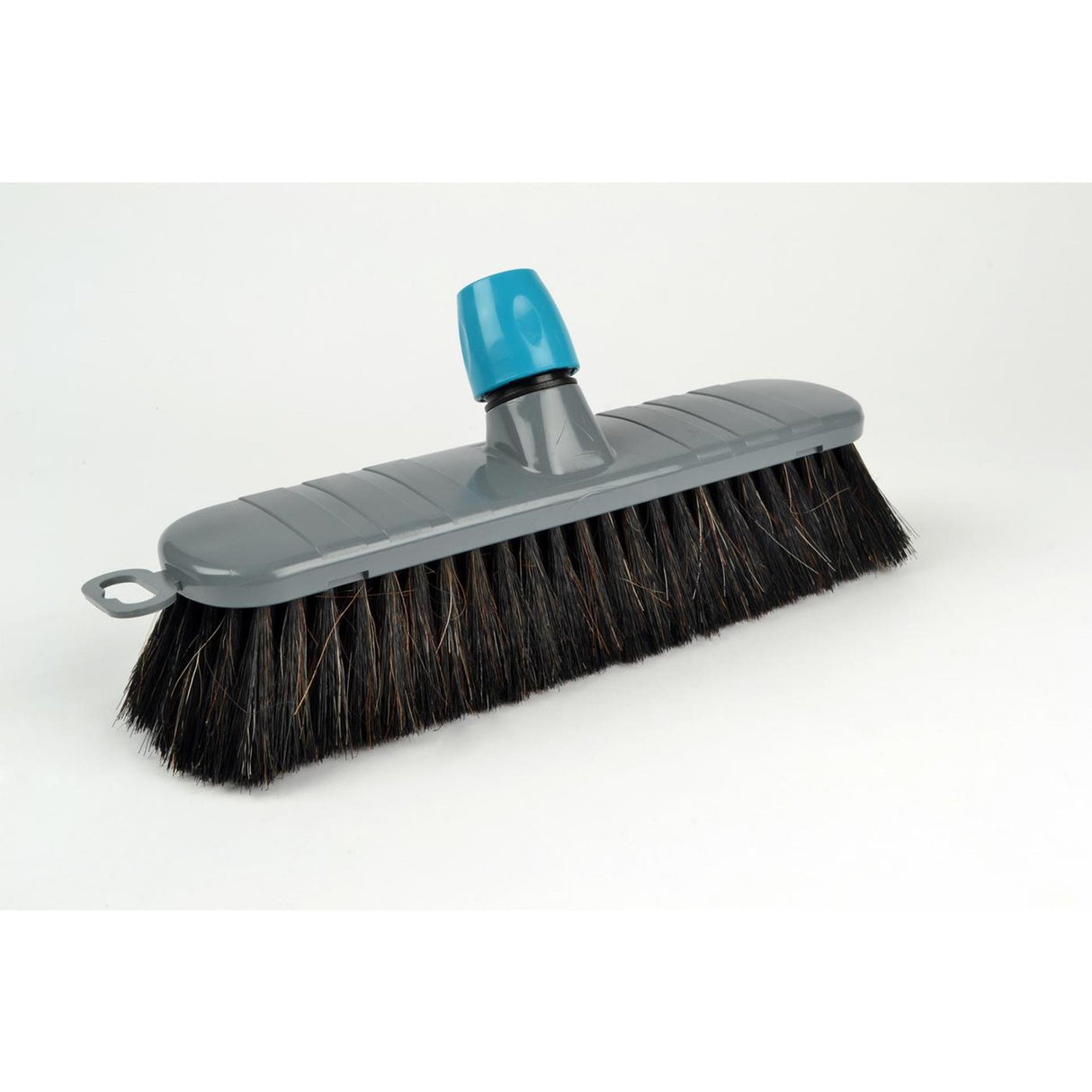 Linea gulvkost sort hårmix 30cm plast med skaftholder