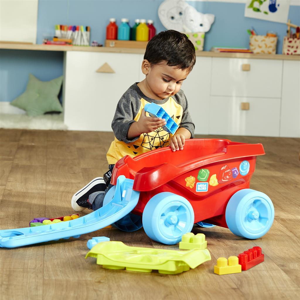 Fisher Price Mega Bloks Pull Cart Shape Sorter