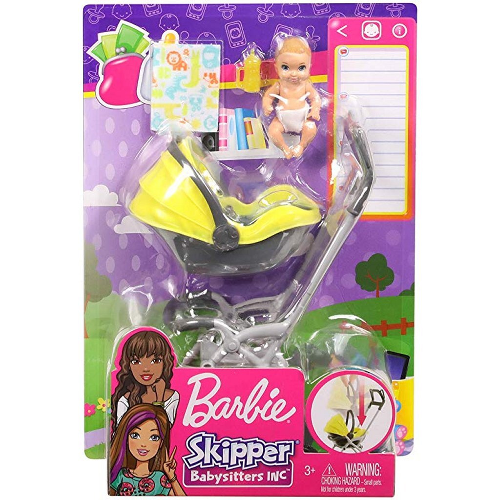 Barbie Skipper Babysitter legesæt