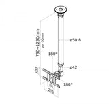 Neomounts FPMA-C100 Monitor loftshjælp