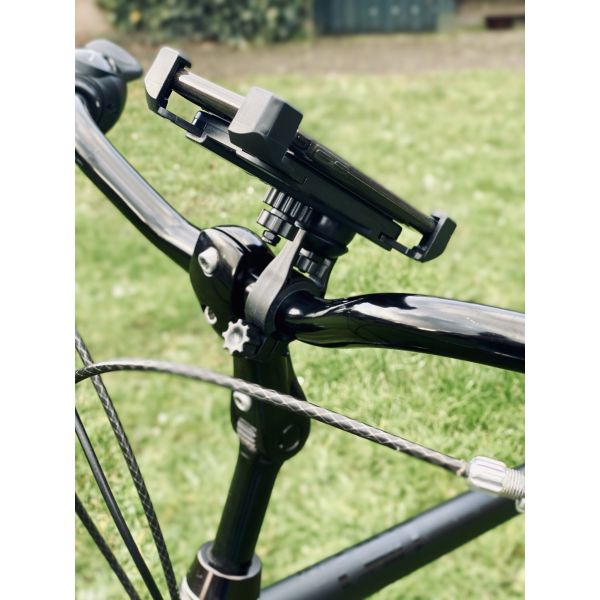 Kanttelefonholder ez grip - sort