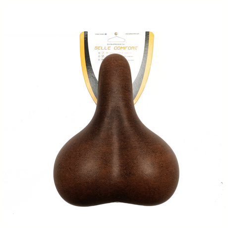 Selle Comfort Saddle City Brown, uden støj