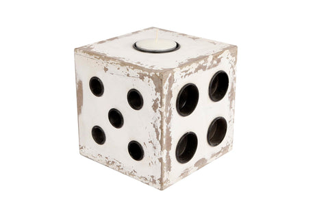 Cozydecor stemningslys terning 17x17x17cm