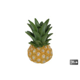 Cosydecor lysestage ananas polystone 12x12x18cm gulgrøn