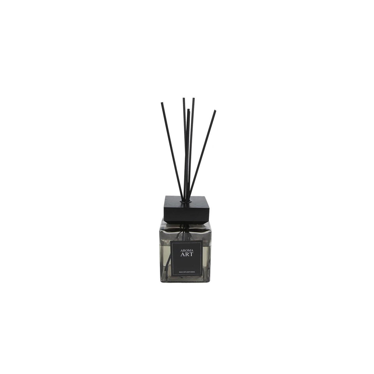 Aroma diffuser aroma kunst cedertræ 800ml sort glas 23x23x39cm