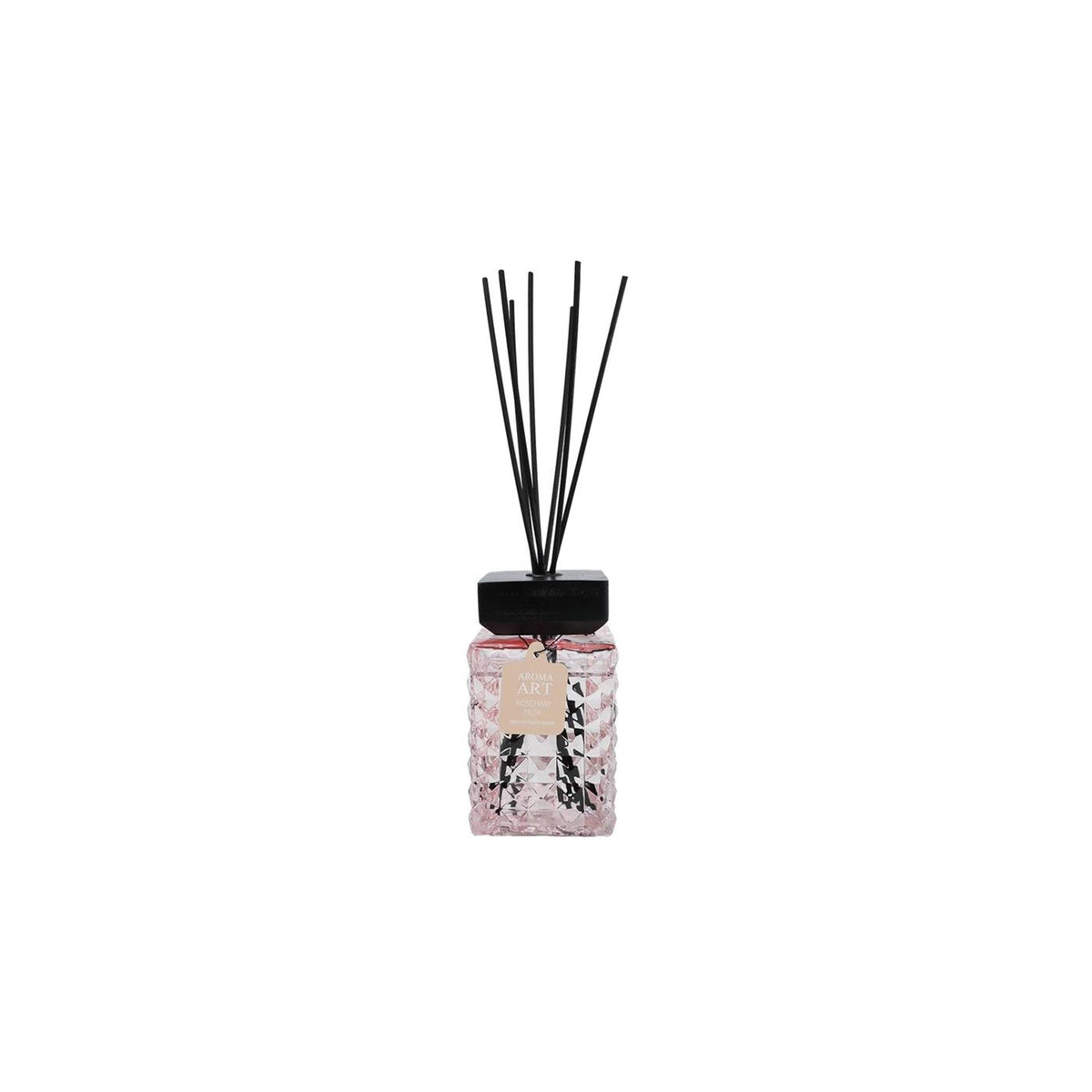 Aroma diffuser aroma kunst rosmarin moskus 800ml gammel pink glas 23x23x39cm
