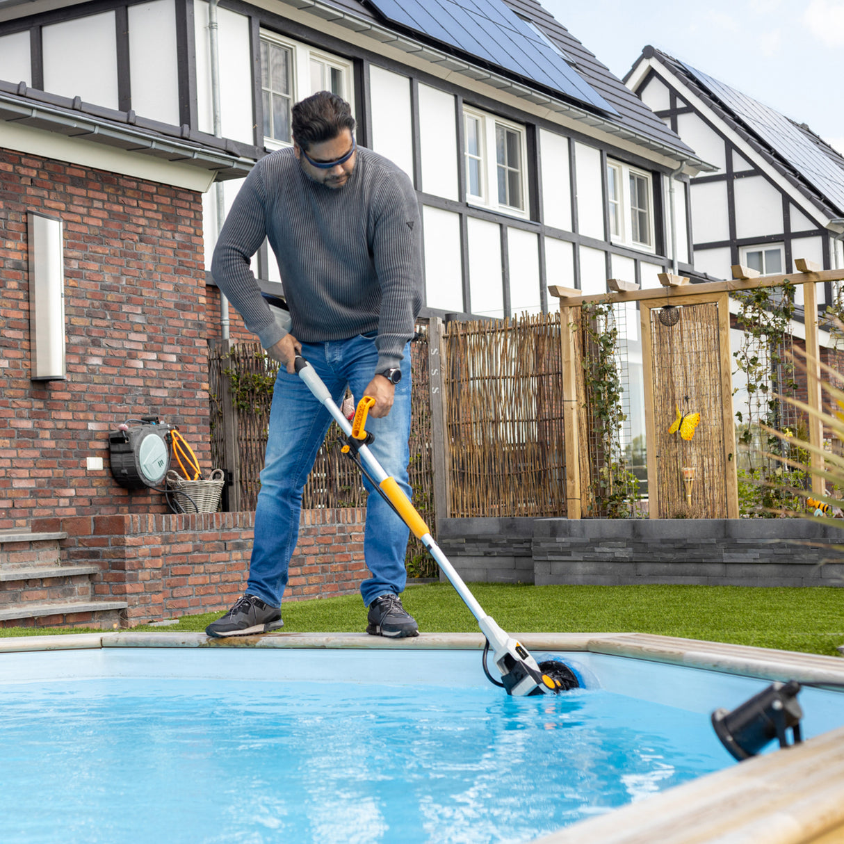 Batavia produkter 18v batteri dobbelt børste scrubber krop
