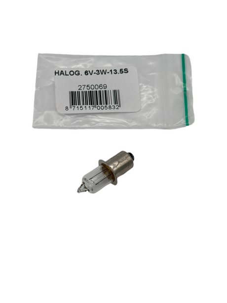 SpanningA Lamp 6V-3W Halogen PX13.5S krave (som VL1179)