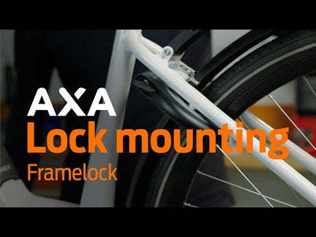 Axa Solid Plus Black Ring Lock - Art2, 11 15 Beskyttelsesniveau