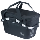 Basil cykelkurv klassisk bære all iso med mål montering 18 liter 38 x 21 x 27 cm - sort