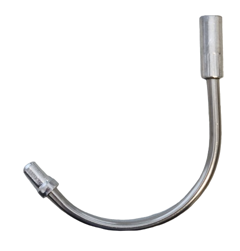 Saccon kabel bøjer 130 grader rustfrit stål pr. 10 stk