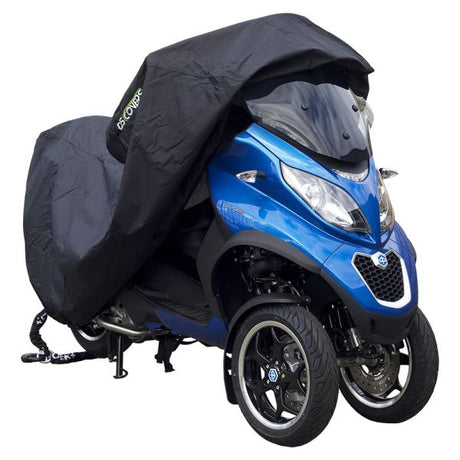 DS covers motorcykel cover alfa 3w uden plads til top cover - sort