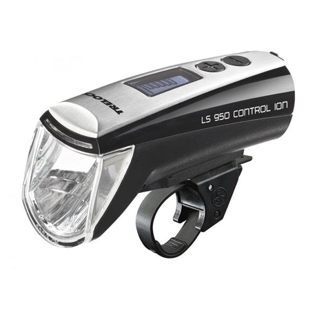 Trelock forlygte ls950 kontrol ion - 70 lux - inkl. holder