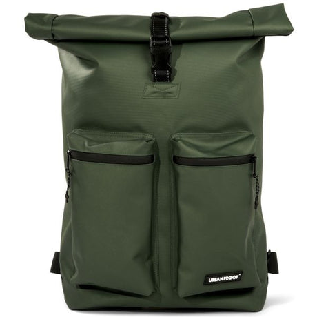 Dutchperfect urban proof rolltop rygsæk rygsæk 20l grøn genbrugt