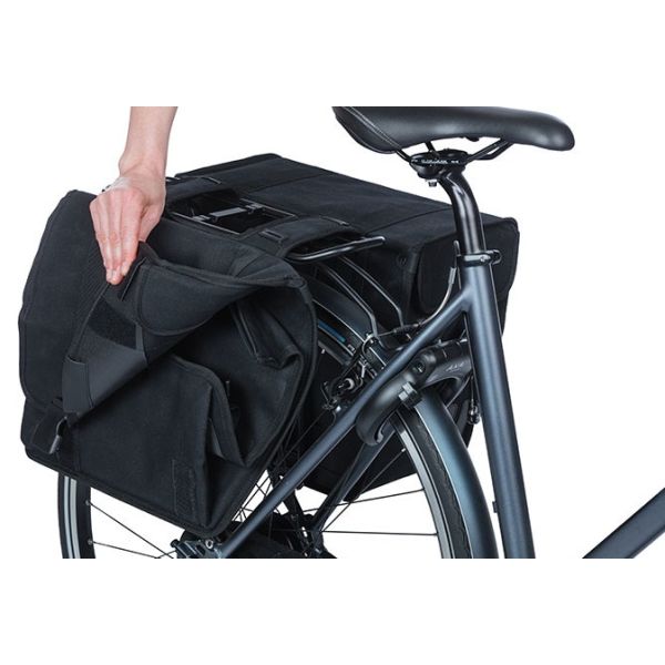 Basil Kavan Eco Classic 46L Double Bicycle Bag Black