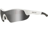 Trivio - cykelbriller vento nova hvid linse sort spejl