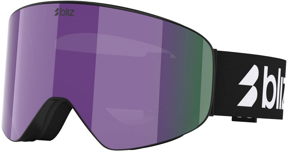Bliz flow brun m lilla multi - skibrille