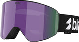 Bliz flow brun m lilla multi - skibrille
