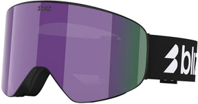 Bliz flow brun m lilla multi - skibrille