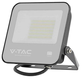 V-tac LED byggelampe | 50w | 3000k | sort | 5740lm | slimline pro - 9332035
