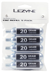 Lezyne co2 erstatningspatroner 20g 5 stk