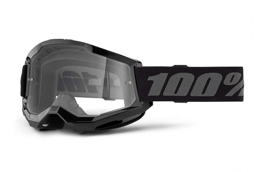 100% strata 2 (klar linse fa23) sort - brille