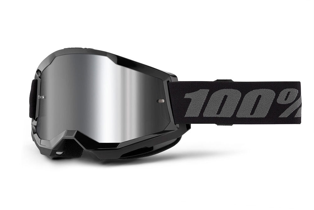 100% strata 2 (spejllinse fa23) sort - brille