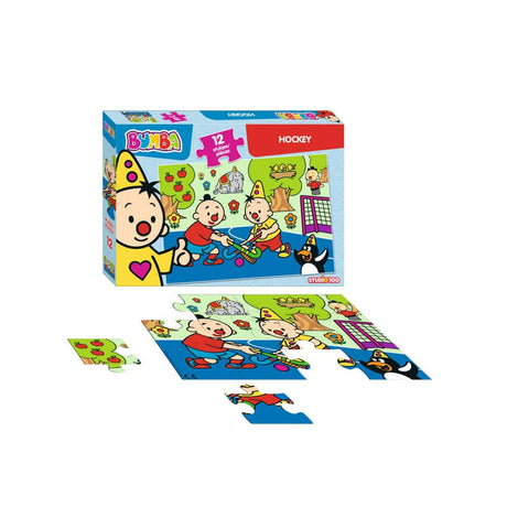 Studio 100 bumba puslespil - hockey - 12 brikker
