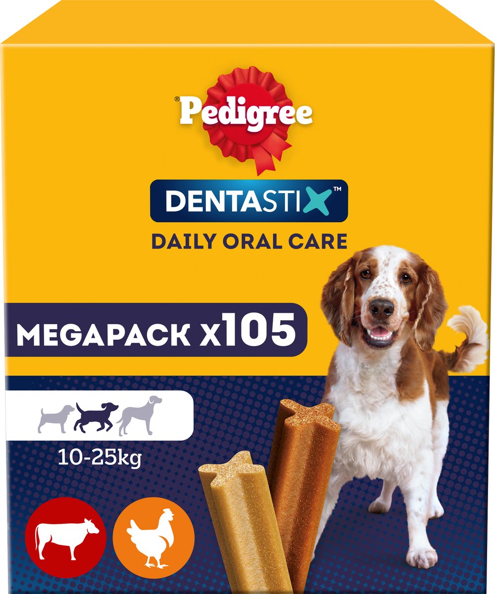 Pedigree dentastix - medium dog - dental care - 105 chews