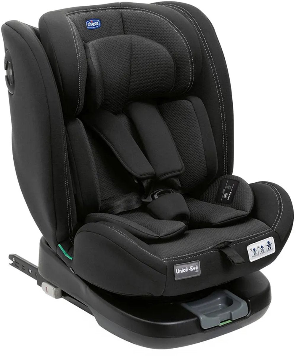 Chicco autostol unico evo i-størrelse sort