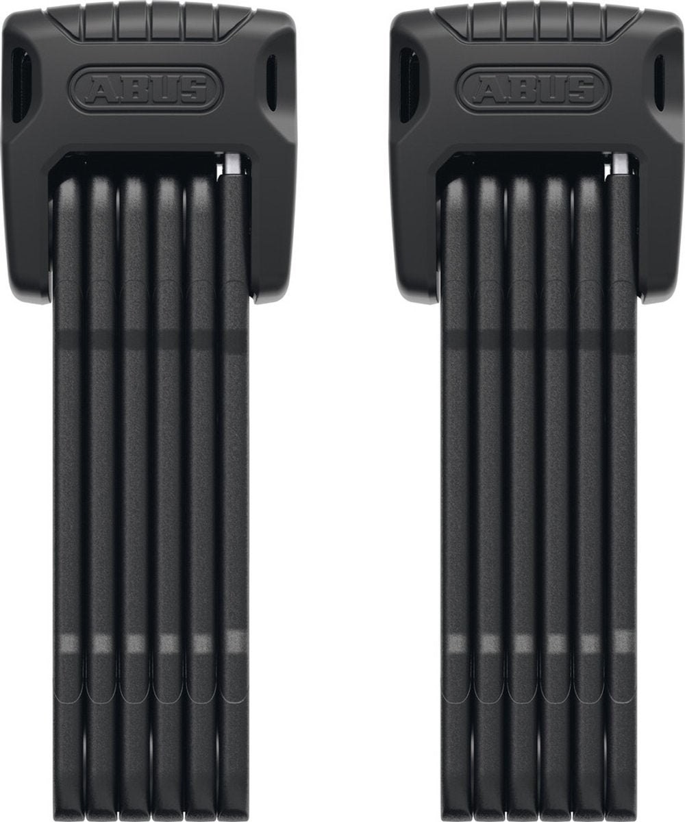 Abus foldelås bordo granit 6500k med sh låseholder - sæt af 2 - cykellås med xplus cylinder for høj beskyttelse mod manipulation - sikkerhedsniveau 15 - længde 90 cm