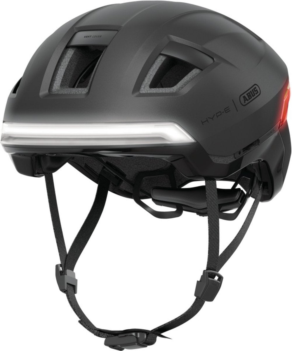 Abus cykelhjelm hyp-e volcano titan l - 57-61 cm - sort - velegnet til brug på speed pedelecs - elcykler - knallerter - nta-8776 610 g