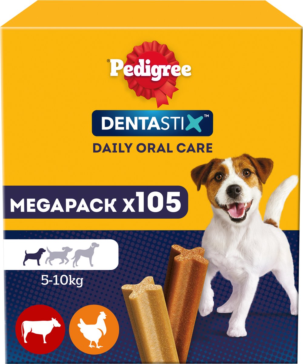 Stamtavle dentastix - lille hund - tandpleje - 105 tyggestykker