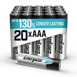 Batteri spændingsgiver max plus aaa 20 stk