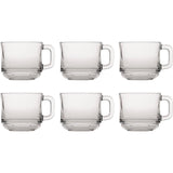 Duralex teglas lys stabelbart hårdt glas 220ml 6 stk dia8x7,1cm