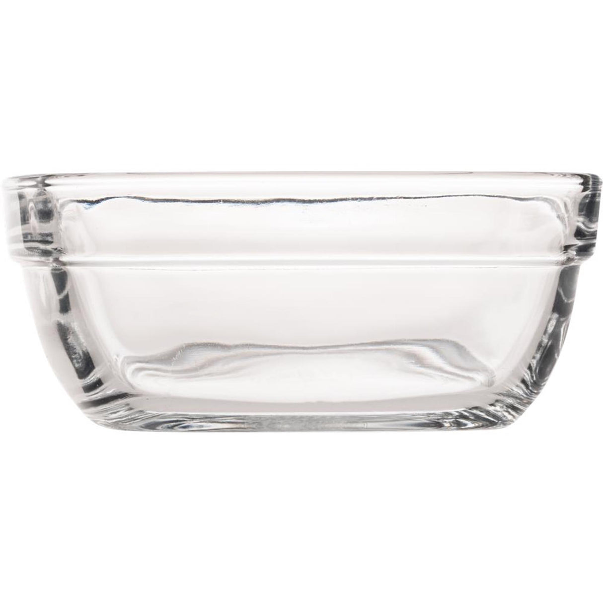 Duralex skål carre firkantet hårdt glas 6 stk 11x11x4,6cm